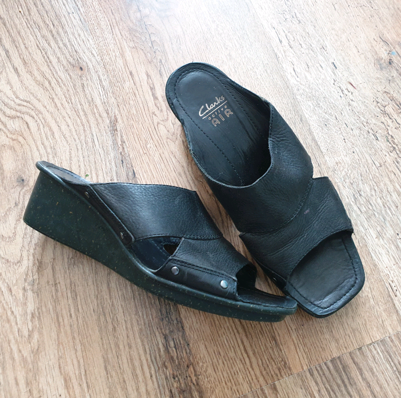 clarks active air wedge shoes